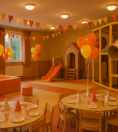 featured-1780035345403 Spațiu de joacă interior decorat festiv pentru petrecere copii, atmosferă caldă și primitoare, fără persoane